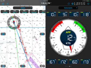 Weather4D split screen navigation