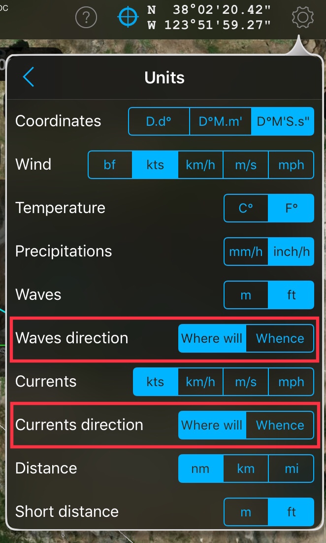 Direction setting