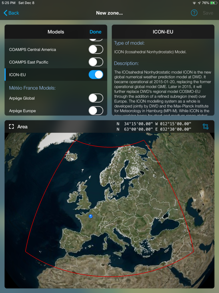 ICON-EU model