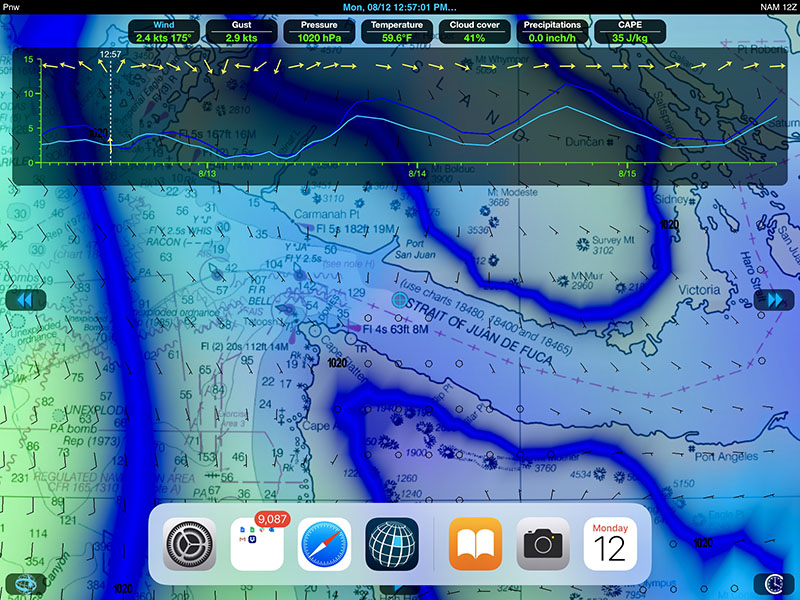 Weather4D and dock