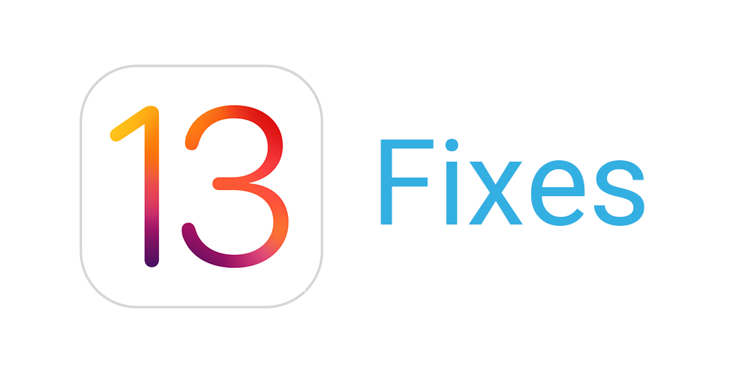 iOS 13 fixes released